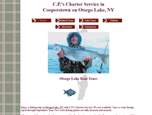 Tablet Screenshot of cooperstownfishing.com